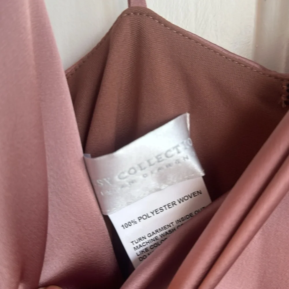 cowl neck draped maxi dress - Picture 3 of 3